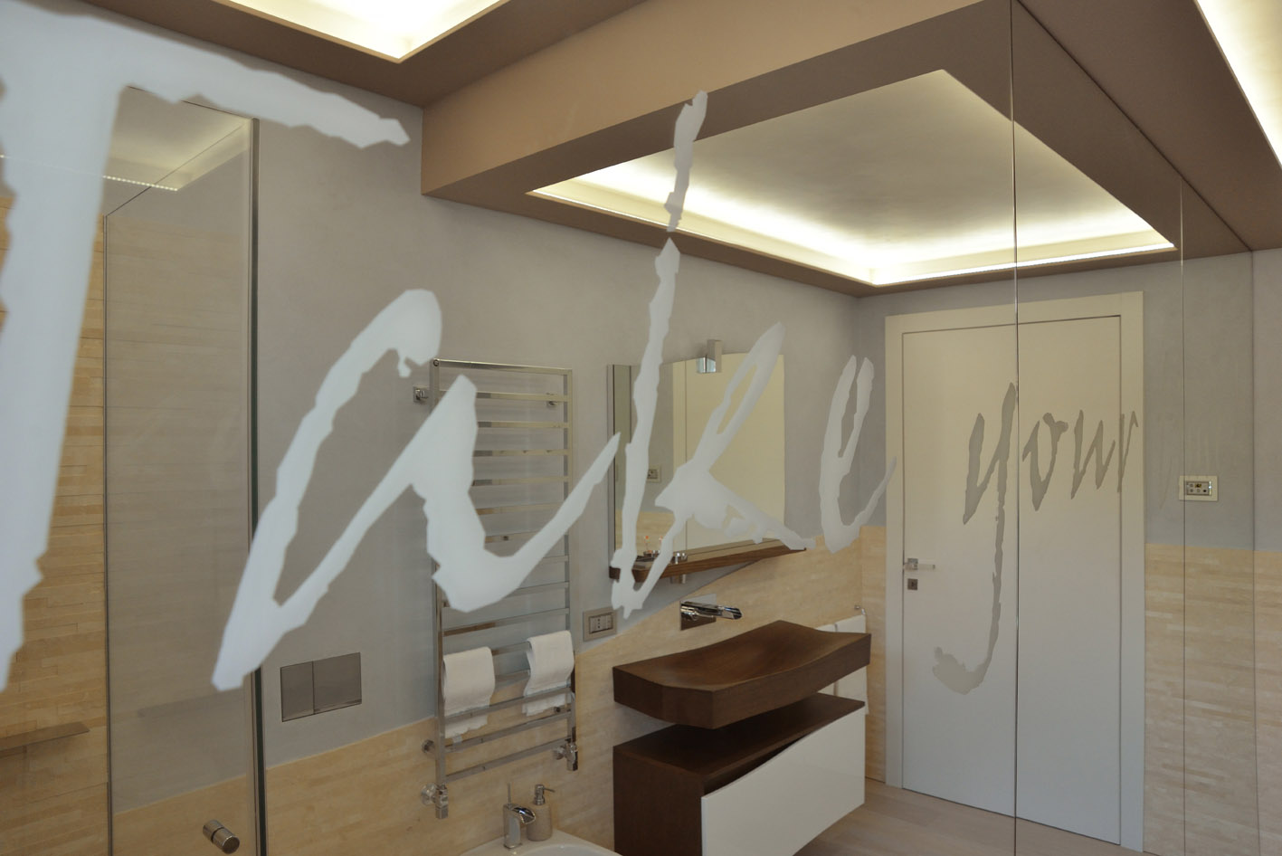 specchio su misura acidato take your time simone casarotto design casa MG 2